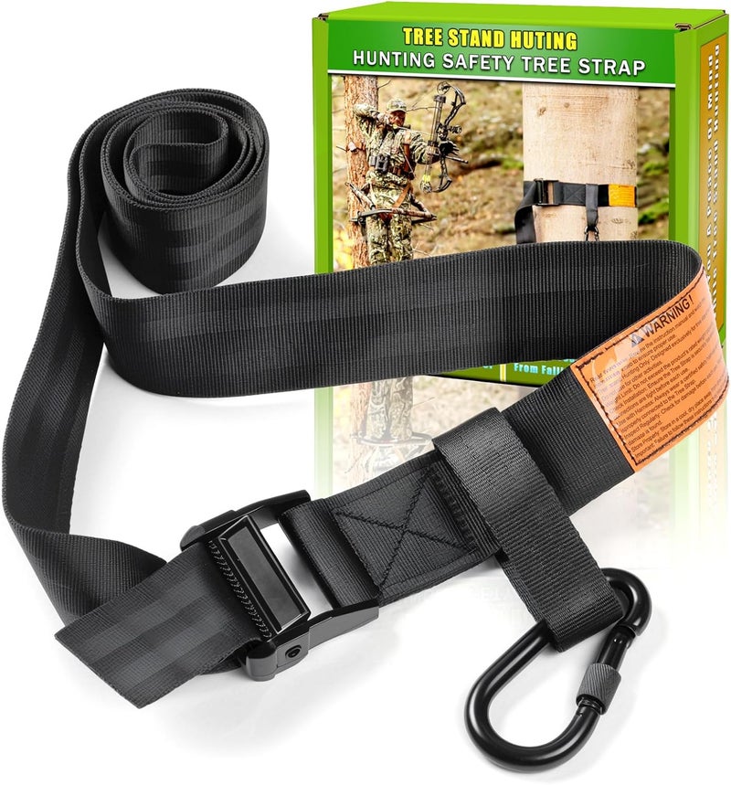 Seaperk Tree Strap Hunting, Hunting Safety Harness Tree Strap, Tree Stand Safety Strap, Make Hunting Safer and Easier - Image 1